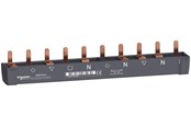 Componenten voor schakelkasten en kasten - Schneider Electric Comb busbar bottom iid ic60 3pn 10 modul - A9XPH810