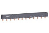 Componenten voor schakelkasten en kasten - Schneider Electric Acti9 comb busbar - 3l+n - 18 mm pitch - 12 modules - 100 a - A9XPH412