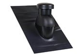 Dak en gevel - Easy Flex Roofing Sabetoflex roof hood 5-45° ø125 Zwart pib - UN111250545