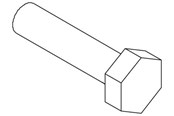 Schakelkasten en kasten - Cubic Hex cap screw fully threaded - 2009-1030