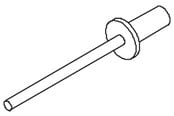 Schakelkasten en kasten - Cubic Tubular rivet countersunk - 2055-0400