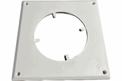 Ventilatie - Fremex cover plate 165x165mm ø80/100 white - 832.49.1651.9