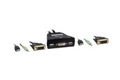 KVM Switch - Inter-Tech KVM-LS-21DA - DVI / USB / Audio - 88887188
