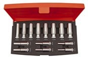 Gereedschap - BAHCO socket set 3/8 lang 14 pieces 6-19mm - S1214L