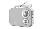 DAB & Wekkerradio - NEW-ONE Muse: Muse (same in Dutch) - FM/MW - Wit - M-051 RW