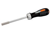 Handgereedschappen - BAHCO Ratcheting screwdriver bits incl. ph 1 ph 2 pz 1 pz 2 slotted 4.5 and 5.5 - 808050
