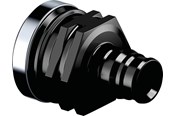 PEX-systemen - Uponor q&e AV / multimedia paneel female thread ppsu Zwart 16 mm x 12 - 1042329