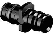 PEX-systemen - Uponor q&e coupling ppsu Zwart 16 mm - 1008669