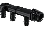 PEX-systemen - Uponor q&e manifold male thread ppsu Zwart 4 x 16 mm - 1008715