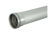 Afvoerproducten - Wavin Wafix pp pipe with sleeve 40 x 1000 mm Grijs - 1430007
