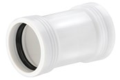 Afvoerproducten - Wavin Wafix pp double socket sleeve ø40 mm white - 1440105