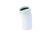 Afvoerproducten - Wavin Wafix pp bend 15° x 40 mm Wit - 1440305