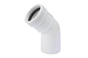 Afvoerproducten - Wavin Wafix pp bend 45° x 50 mm Wit - 1440312