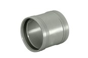 Afvoerproducten - Wavin Wafix pp double socket sleeve ø50 mm Grijs - 1450110