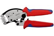 Gereedschap voor loodgieterswerk - KNIPEX Twistor®16, Zelfinstellende krimptang voor adereindhulzen, met draaibare krimpkop - 97 53 18