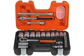 Gereedschap - BAHCO 1/2 socket set 23 pcs inch 3/8-1.1/4 - S240AF