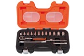 Gereedschap - BAHCO 1/4 socket set 16 pcs inch 1/8-9/16 - S160AF