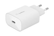 Mobiel - Adapters & Opladers - Belkin BoostCharge USB-C PD 3.0 PPS Wall Charger 25W - White - WCA004vfWH