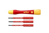 Handgereedschappen - Wiha Fijne schroevendraaierset picofinish® slimvario® elektrisch - 43167
