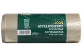 Reiniging - G.Funder Container garbage bags for 120 liter container clear plastic 10 bags per roll - heavy duty quality - 5701137010249