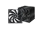 Case Fan - Arctic F12 - Zwart (Value pack - 5pcs) - Case ventilator - 120mm - Black - 22 dBA - ACFAN00248A