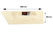 Gereedschap - Work>it Plaster float Yellow-PUR 80 x 260mm - corner - 76204
