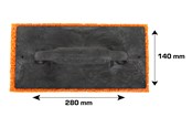 Gereedschap - Work>it Plaster float Rubber 140 x 280mm - 18mm - 76226