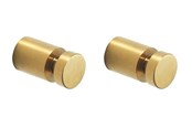 Badkamer accessoires - Pressalit Towel hook Geborsteld Messing - Q70100