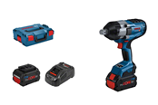 Elektrische schroevendraaier & boor - Bosch Professional IMPACT WRENCH GDS 18V-1050 H 2X8.0 PC L-BOXX - 06019J8502