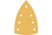 Schuurmachine - Bosch Expert C470 Hook and Loop Large Delta Sanding Sheets for Paint and Hout 100mm X 150mm 80g Pack of 10 - 2608901116