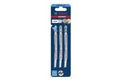 Decoupeerzaag - Bosch Jig Saw Blades T308BF HARDWOOD 3 pcs - 2608900543