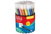 Hobby artikelen - Berol Felt Tip Colouring Markers Fine Point (0.6mm) Assorted Colours Tub of 42 - 2057600