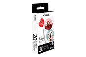 Papier, fotopapier en etiketten - Canon Zink Papier Circle Sticker for Zoemini – 20 sheet - 4967C003