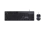 Toetsenbord - Gembird KBS-UM-04 - keyboard and mouse set - US - black - Keyboard and mouse set - Engels (US international) - Zwart - KBS-UM-04