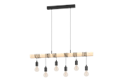 Lampen - EGLO TOWNSHEND hanglamp, bruin - 43513