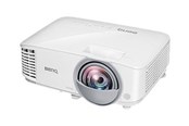 Projector - BenQ Projector MW809STH - DLP projector - short-throw - portable - 3D - 1280 x 800 - 3600 ANSI lumens - 9H.JMF77.13E