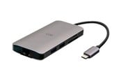 Docking station - C2G USB-C® Mini Dock with HDMI 2x USB-A Ethernet SD Card Reader and USB-C Stroom Delivery up Aan 100W - 4K 30Hz - Docking station - USB-C / Thunderbolt 3 - HDMI - GigE - C2G54458