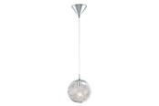 Lampen - EGLO LUBERIO hanglamp, helder, aluminium - 93073