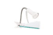 Lampen - EGLO FABIO klemarmatuur, wit, zilver - 81262