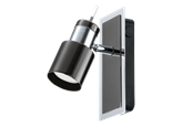 Lampen - EGLO DAVIDA 1 spot, nikkel-nero - 30832