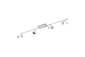 Lampen - EGLO DAVIDA spot, chroom, wit - 92087