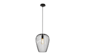 Lampen - EGLO NEWTOWN hanglamp, zwart - 49472