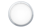 Lampen - EGLO PLANET 1 wandarmatuur/plafonniÃ¨re, wit, helder - 83155