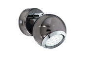 Lampen - EGLO BIMEDA spot, nikkel-nero, chroom - 31005