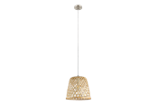 Lampen - EGLO KIRKCOLM hanglamp, natuur - 43113