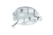 Lampen - EGLO CABO 1 wandarmatuur/plafonnière, wit, helder - 93085