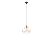 Lampen - EGLO TARBES hanglamp, koperkleuren - 94194