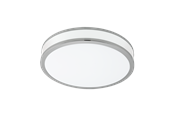 Lampen - EGLO PALERMO 2 wandarmatuur/plafonniÃ¨re, wit, chroom - 95682