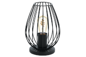 Lampen - EGLO NEWTOWN Tafellampen, zwart - 49481