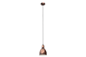 Lampen - EGLO PRIDDY 1 hanglamp, koperkleuren-antiek - 49492